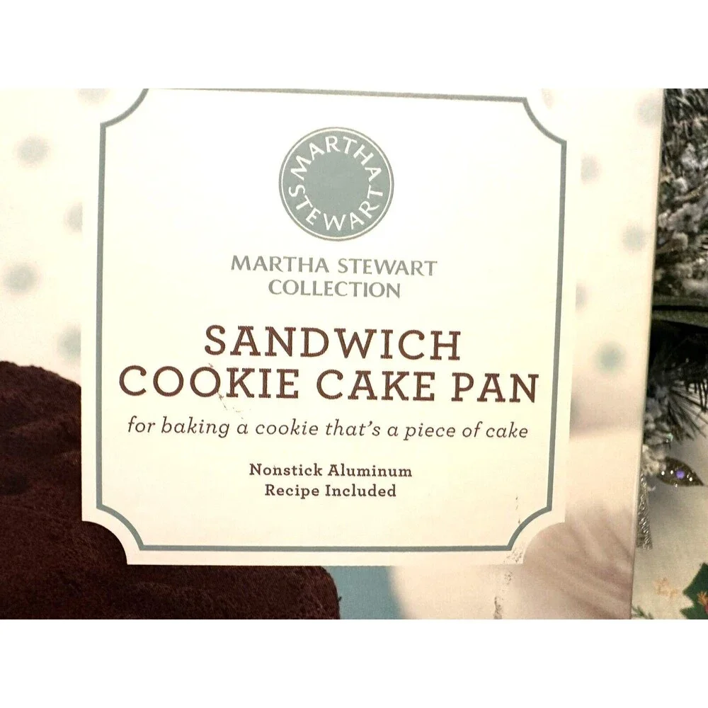 Vintage Martha Stewart Sandwich Cookie Cake Pan Made for Macy's New in box